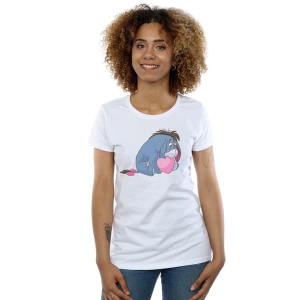 Disney Womens/Ladies Winnie The Pooh Eeyore Mouth Cotton T-Shirt