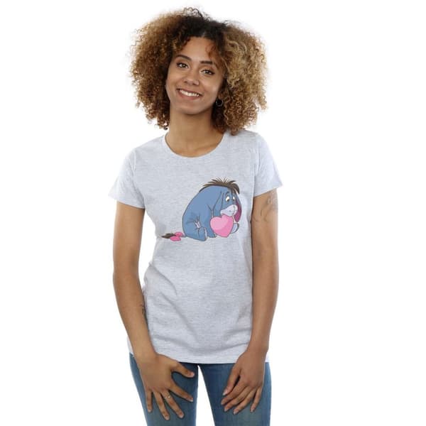 Disney Womens/Ladies Winnie The Pooh Eeyore Mouth Cotton T-Shirt