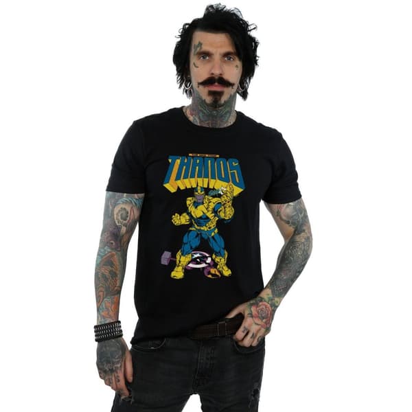 Marvel Mens Thanos Mad Titan Snap T-Shirt