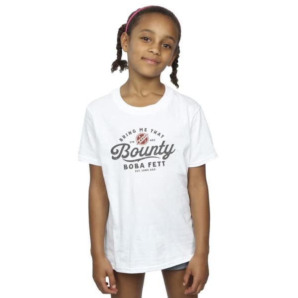 Star Wars T-shirt i bomull för flickor - The Book Of Boba Fett Bring Me That Bounty
