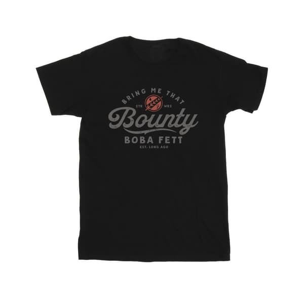 Star Wars T-shirt i bomull för flickor - The Book Of Boba Fett Bring Me That Bounty