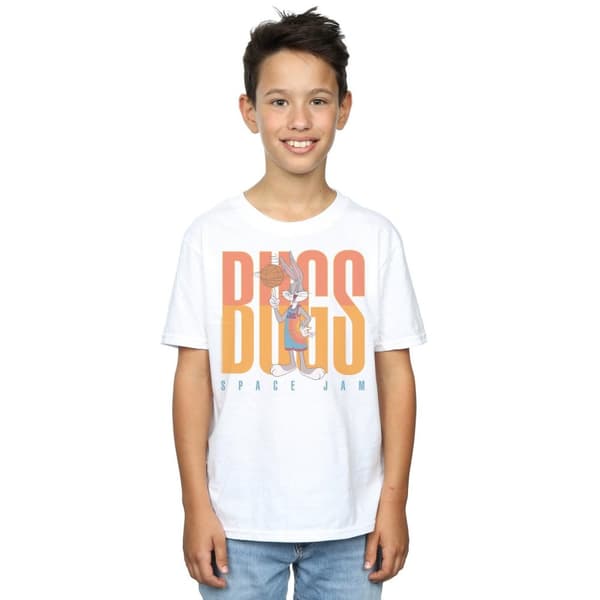 Space Jam: A New Legacy T-shirt för pojkar Bugs Bunny Basketball Spin