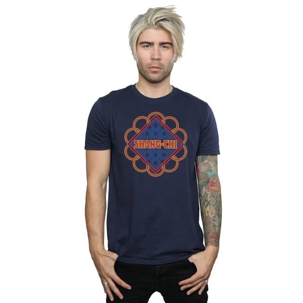 Marvel Shang-Chi And The Legend Of The Ten Rings - T-shirt med neonringlogga för herrar