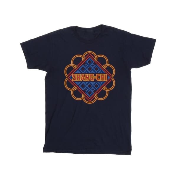 Marvel Shang-Chi And The Legend Of The Ten Rings - T-shirt med neonringlogga för herrar
