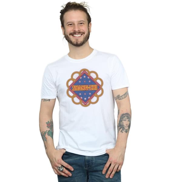 Marvel Shang-Chi And The Legend Of The Ten Rings - T-shirt med neonringlogga för herrar