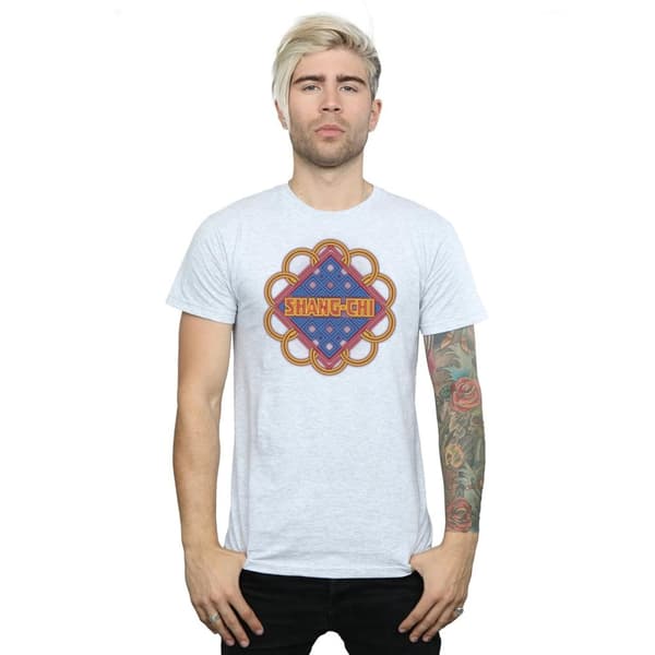 Marvel Shang-Chi And The Legend Of The Ten Rings - T-shirt med neonringlogga för herrar