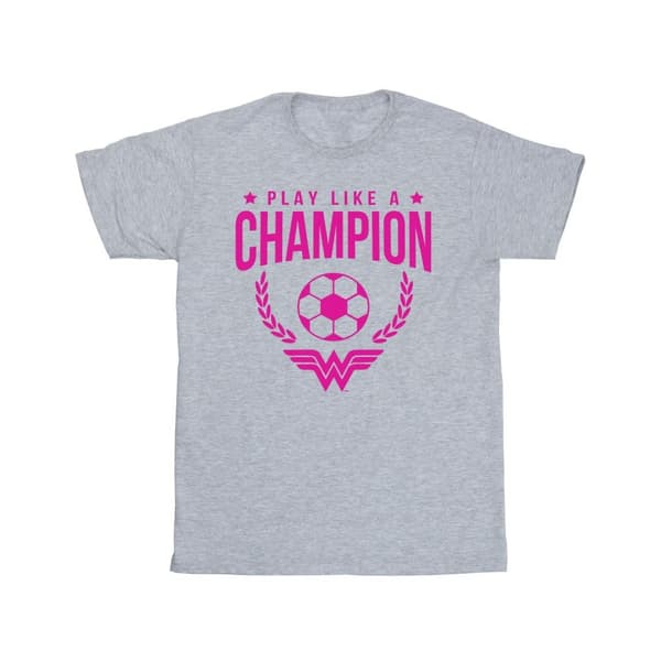 DC Comics Mens Wonder Woman Play Like A Champion T-Shirt