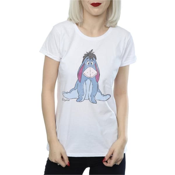 Disney Womens/Ladies Winnie The Pooh Classic Eeyore Cotton T-Shirt