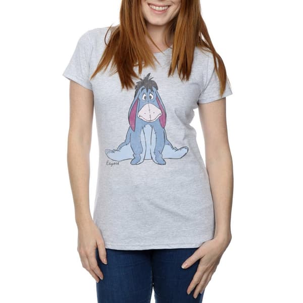 Disney Womens/Ladies Winnie The Pooh Classic Eeyore Cotton T-Shirt
