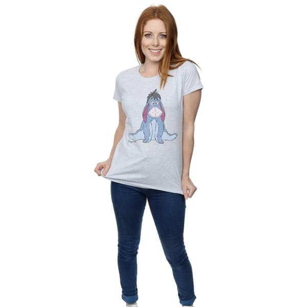 Disney Womens/Ladies Winnie The Pooh Classic Eeyore Cotton T-Shirt