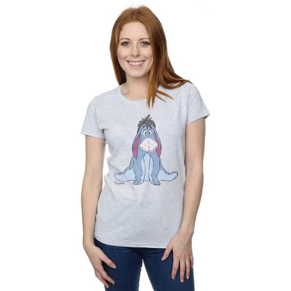 Disney Womens/Ladies Winnie The Pooh Classic Eeyore Cotton T-Shirt