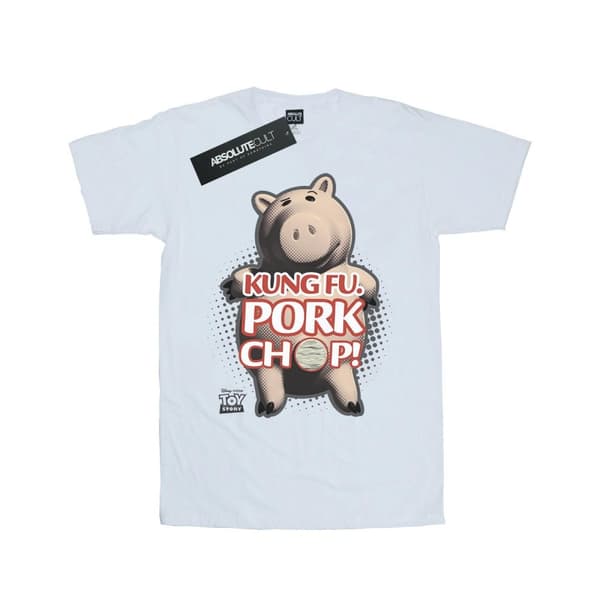 Disney Dam/Tjej Toy Story Kung Fu Pork Chop Boyfriend T-shirt i bomull