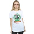 Pikkukuva 2 / 5: National Lampoon´s Christmas Vacation Womens/Ladies Greyscale Clarkmas Cotton Boyfriend T-Shirt