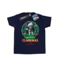 Pikkukuva 1 / 5: National Lampoon´s Christmas Vacation Womens/Ladies Greyscale Clarkmas Cotton Boyfriend T-Shirt