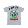 Pikkukuva 1 / 5: National Lampoon´s Christmas Vacation Womens/Ladies Greyscale Clarkmas Cotton Boyfriend T-Shirt