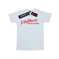 Miniatyrbillede 1 af 3: A Nightmare On Elm Street Womens/Ladies Red Logo Cotton Boyfriend T-Shirt
