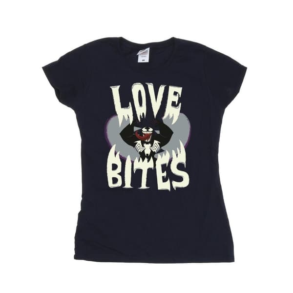 Marvel Womens/Ladies Venom Love Bites Cotton T-Shirt