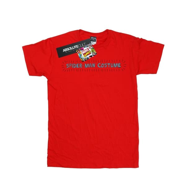 Marvel Girls Spider-Man Costume Cotton T-Shirt Red 12-13 Years