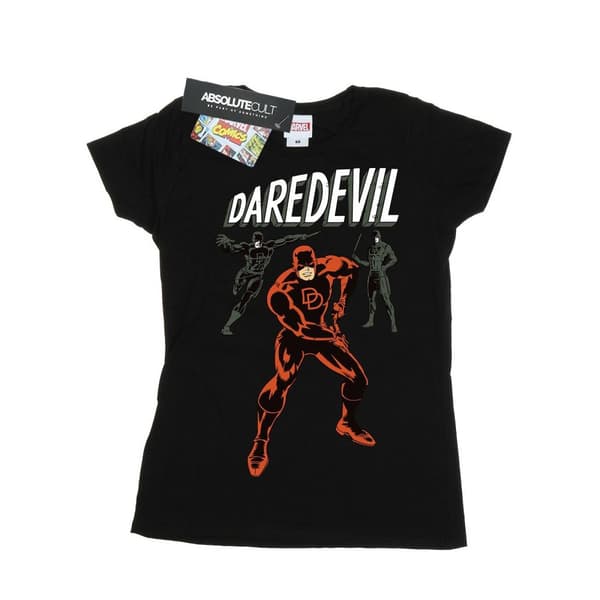 Marvel Dam/Tjej Daredevil Pose T-shirt i bomull