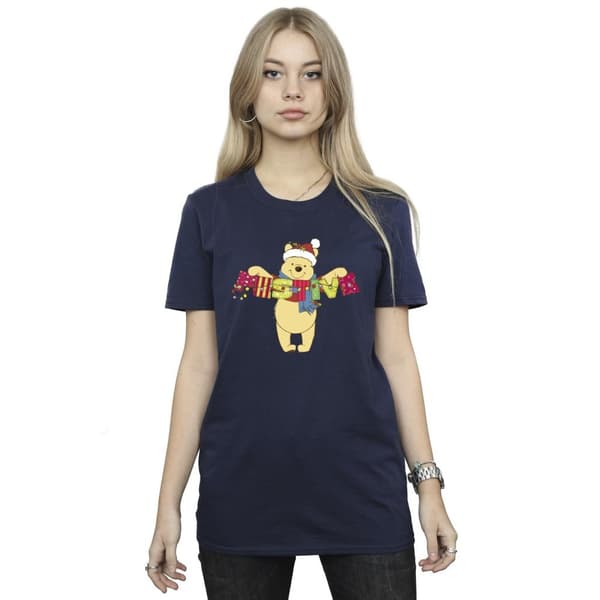 Disney Dam/Tjej Winnie The Pooh - Festlig pojkvänströja i bomull