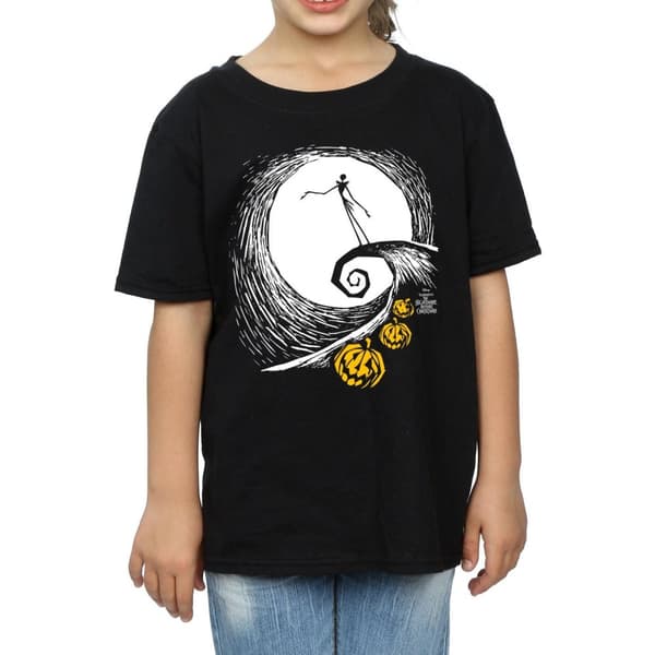Disney T-shirt i bomull för flickor Nightmare Before Christmas Jack´s Lament