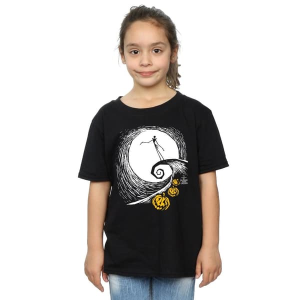 Disney T-shirt i bomull för flickor Nightmare Before Christmas Jack´s Lament
