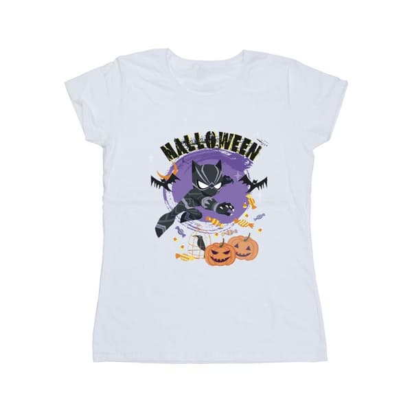Marvel Womens/Ladies Black Panther Halloween Cotton T-Shirt