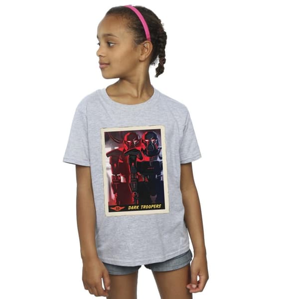 Star Wars Mandalorian Dark Troopers T-shirt i bomull för flickor