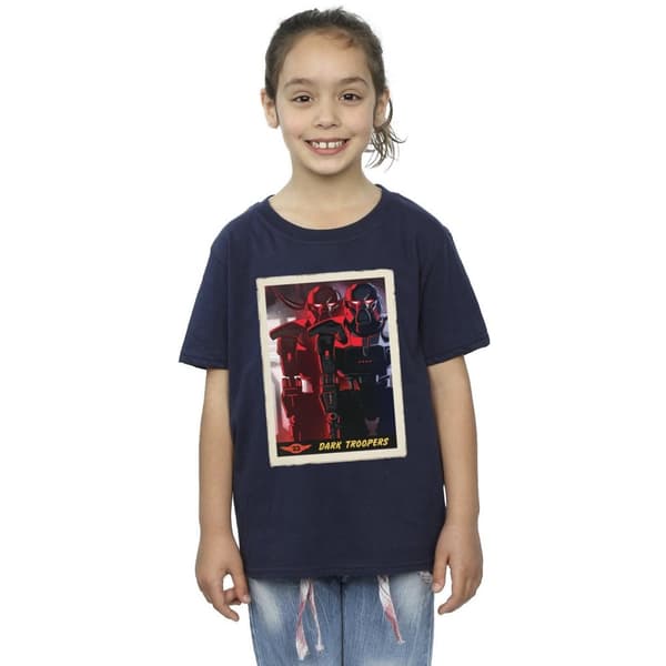 Star Wars Mandalorian Dark Troopers T-shirt i bomull för flickor