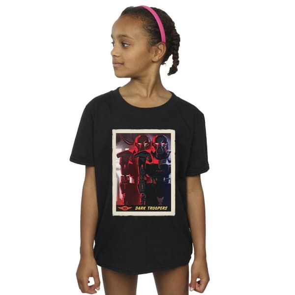 Star Wars Mandalorian Dark Troopers T-shirt i bomull för flickor