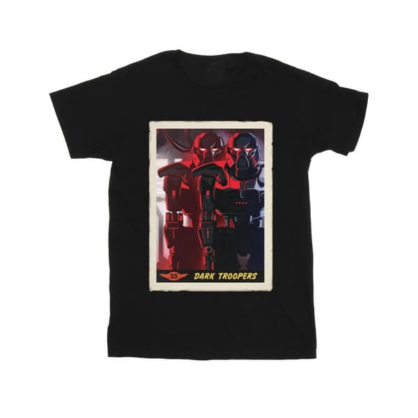 Star Wars Mandalorian Dark Troopers T-shirt i bomull för flickor