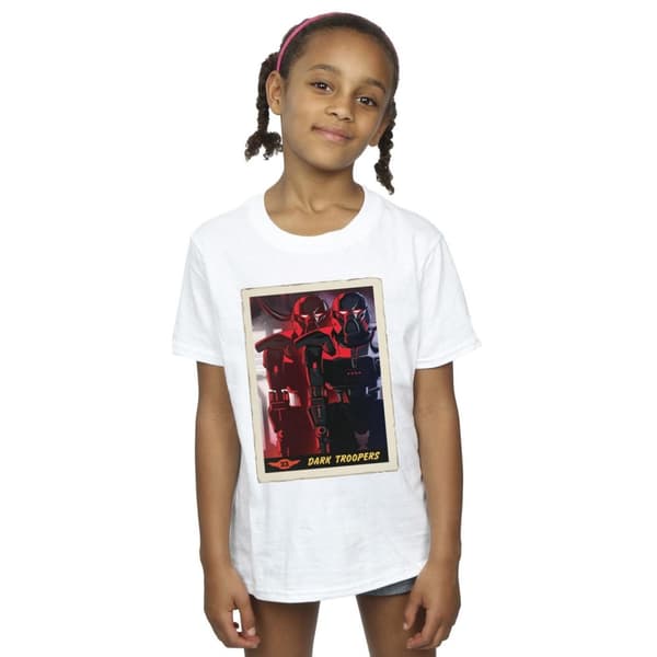 Star Wars Mandalorian Dark Troopers T-shirt i bomull för flickor