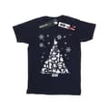 Miniatyrbillede 1 af 3: Star Wars Womens/Ladies Christmas Tree Cotton Boyfriend T-Shirt