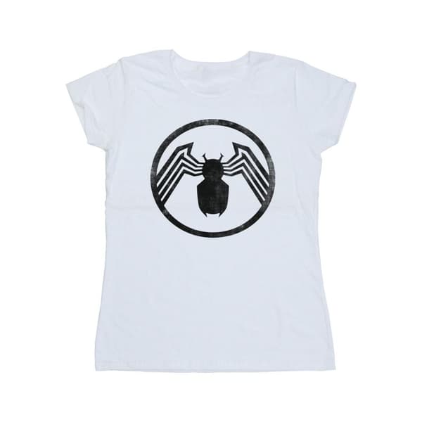 Marvel Womens/Ladies Venom Logo Emblem Cotton T-Shirt