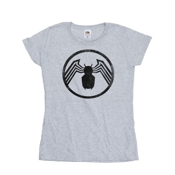 Marvel Womens/Ladies Venom Logo Emblem Cotton T-Shirt