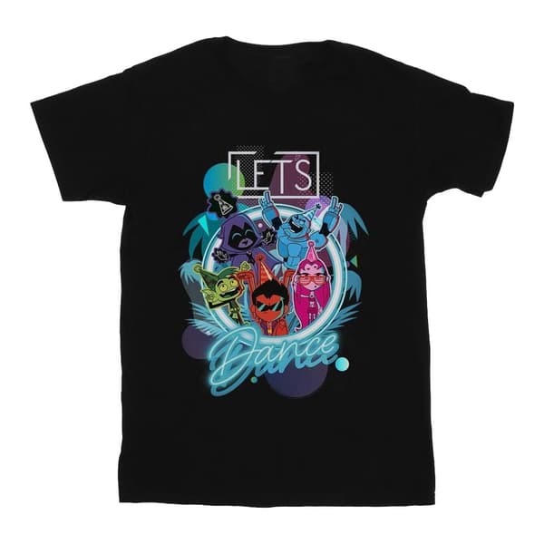 DC Comics T-shirt för pojkar Teen Titans Go Let´s Dance