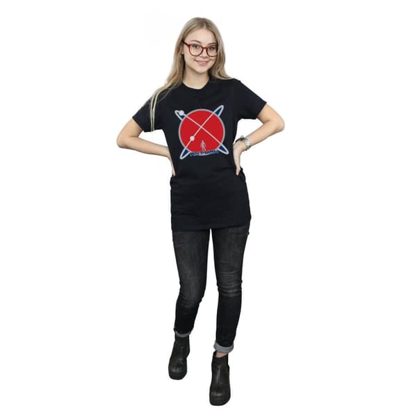 Marvel Dam/dam Ant-Man Planet Logo Boyfriend T-shirt i bomull
