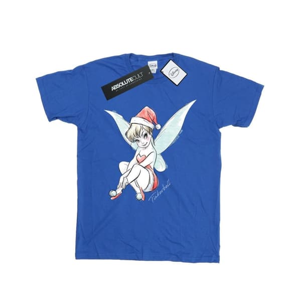 Disney Mens Tinkerbell Christmas Fairy T-Shirt