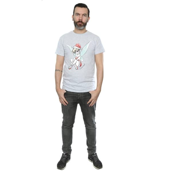 Disney Mens Tinkerbell Christmas Fairy T-Shirt