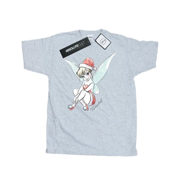 Disney Mens Tinkerbell Christmas Fairy T-Shirt