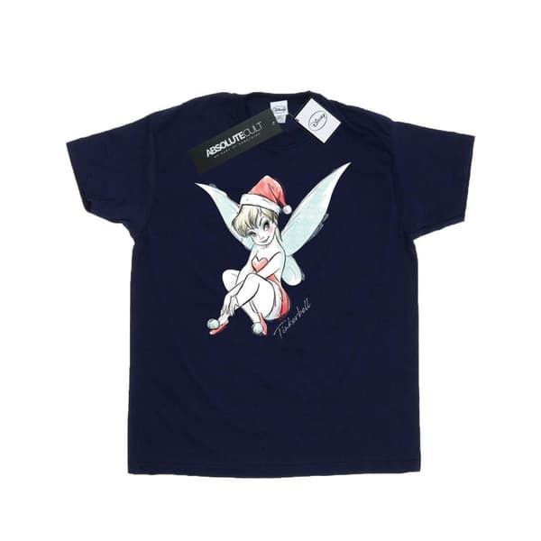 Disney Mens Tinkerbell Christmas Fairy T-Shirt