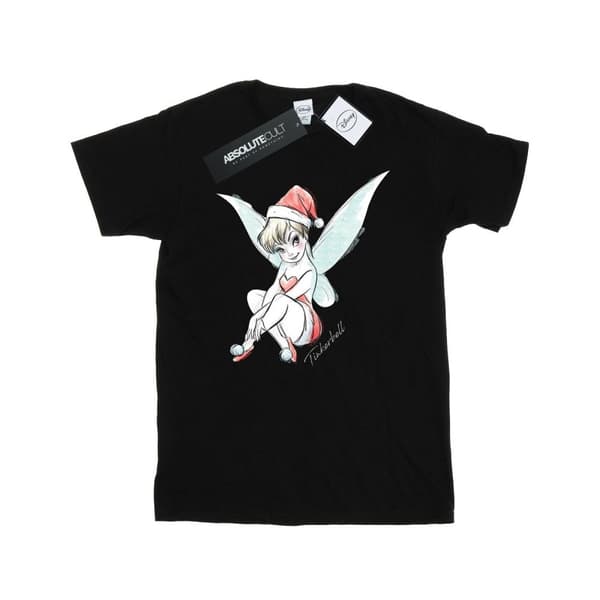 Disney Mens Tinkerbell Christmas Fairy T-Shirt