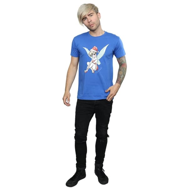 Disney Mens Tinkerbell Christmas Fairy T-Shirt