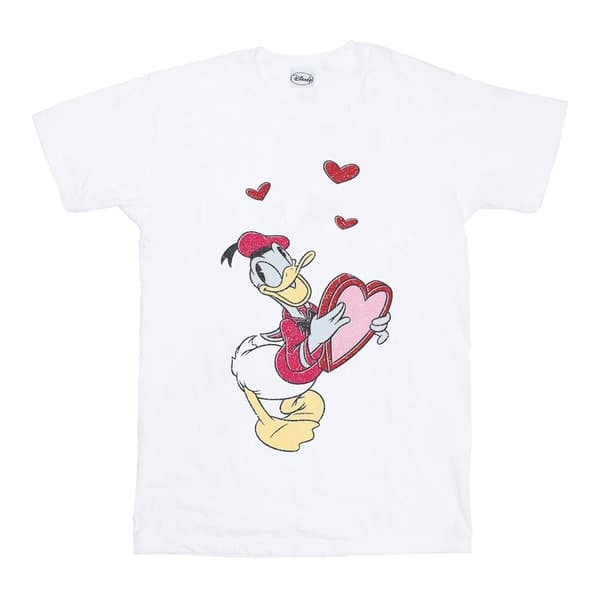 Disney Donald Duck Love Heart T-shirt - herr