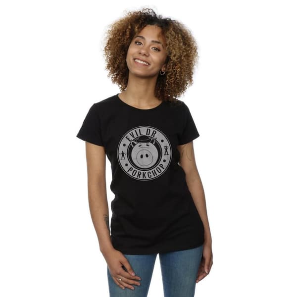 Disney Womens/Ladies Toy Story Evil Dr Pork Chop Cotton T-Shirt