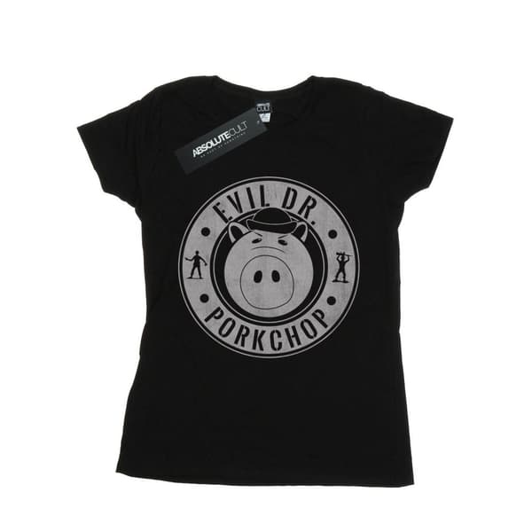 Disney Womens/Ladies Toy Story Evil Dr Pork Chop Cotton T-Shirt