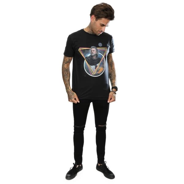Marvel Mens Guardians Of The Galaxy Neon Ego T-Shirt