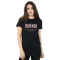 Miniatyrbild 2 av 3: Marvel Dam/Tjej Iron Man AKA Tony Stark Boyfriend T-shirt i bomull