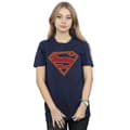 Miniatyrbild 2 av 3: DC Comics Dam/Tjej - Supergirl - Pojkvänströja i bomull med logotyp