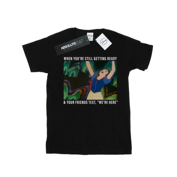 Disney Princess Snow White Still Getting Ready T-shirt i bomull för flickor